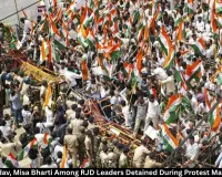 Tejashwi Yadav, Misa Bharti Detained During RJD Protest in Patna