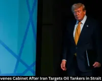 Trump Holds Camp David Cabinet Meeting After Iran Targets Oil Tankers in Hormuz