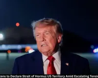 Trump Threatens to Declare Strait of Hormuz US Territory Amid Iran Tensions