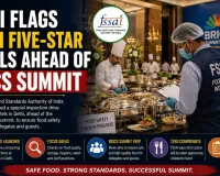 FSSAI Flags Delhi Five-Star Hotels Ahead of BRICS Summit