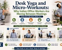 Desk Yoga and Micro-Workouts: Why Indian Office Workers Are Moving Between Meetings