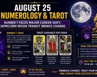 August 25 Numerology & Tarot: Number 7 Faces Major Career Shift; Capricorn Moon Transit Brings Change