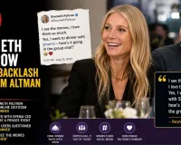 Gwyneth Paltrow Mocks Backlash Over Sam Altman Dinner