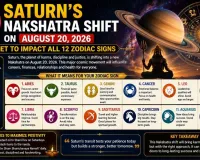 Saturn’s Nakshatra Shift on August 20 Set to Impact All 12 Zodiac Signs