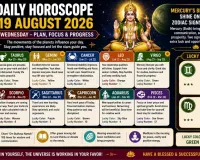 Daily Horoscope 19 August 2026 – Mercury's Blessings Shine on Two Zodiac Signs