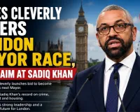 James Cleverly Enters London Mayor Race, Takes Aim at Sadiq Khan