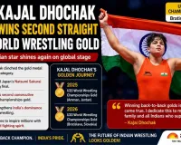 Kajal Dhochak Wins Second Straight U20 World Wrestling Gold