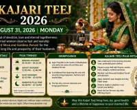 Kajari Teej 2026: August 31 Date, Tithi, Puja Timings and Rituals