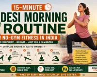 15-Minute Desi Morning Routine for No-Gym Fitness in India