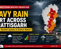 Chhattisgarh Weather Tracker 2026: Heavy Rain Alert, Forecast