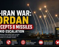 US-Iran War: Jordan Intercepts 8 Missiles Amid Escalation
