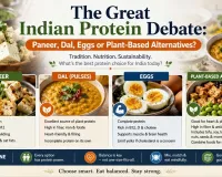 The Great Indian Protein Debate: Paneer, Dal, Eggs or Plant-Based Alternatives?