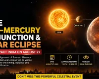 Rare Sun-Mercury Conjunction & Lunar Eclipse Set to Impact India on August 27