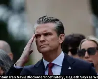 US Can Maintain Iran Naval Blockade Indefinitely, Pete Hegseth Says