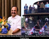 US Ambassador Sergio Gor Visits Kerala Backwaters, Watches Snake Boat Practice