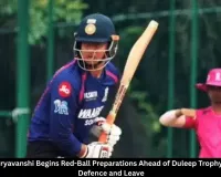 Vaibhav Sooryavanshi Begins Duleep Trophy Preparations With Rajasthan Royals Camp