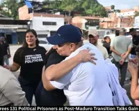 Venezuela Frees 131 Political Prisoners as Transition Talks Progress