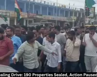 Bhopal Sealing Drive: 190 Properties Sealed, Action Paused