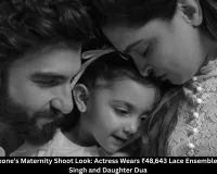 Deepika Padukone’s Maternity Shoot Look: Actress Wears ₹48,643 Lace Ensemble With Ranveer Singh and Daughter Dua