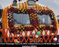 Dhar Gets First Train: Tanda Road-Vadodara MEMU Begins