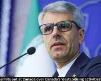 Iran's Baghaei Slams Canada Over 'Destabilising Activities'