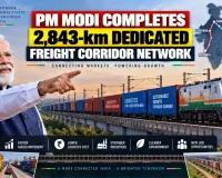 PM Modi Completes 2,843-km Dedicated Freight Corridor Network