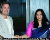 Xavier Bettel Arrives in India for Official Visit