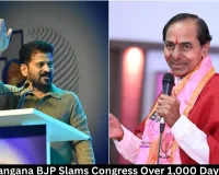 Telangana: ‘People Deserve Answers, Not Celebrations,’ BJP Slams Congress Govt Over 1,000 Days