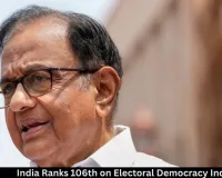 India Ranks 106th on Electoral Democracy Index; P Chidambaram Flags Lowest Score Since 1975