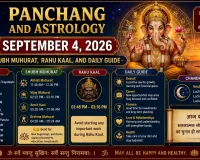 Panchang and Astrology September 4, 2026: Shubh Muhurat, Rahu Kaal, and Daily Guide