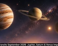 Planetary Transits September 2026: Jupiter, Saturn & Venus Impact on India