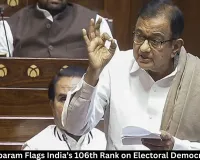 P Chidambaram Flags India’s 106th Democracy Rank