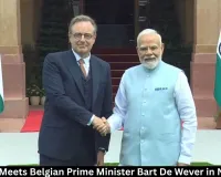 PM Modi Meets Belgian PM Bart De Wever in Delhi