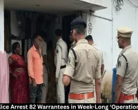  Raipur Police Arrest 82 in Operation Vishwas Drive
