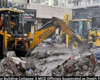 Satya Niketan Collapse: 5 MCD Officials Suspended