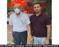 Satya Niketan Collapse: Owner Apprehended in Bhiwadi