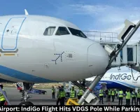  Srinagar Airport: IndiGo Flight Hits Pole While Parking