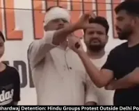 Swatantra Bhardwaj Detention: Hindu Groups Protest in Delhi
