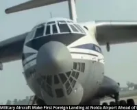  3 Russian Military Planes Land at Noida Airport