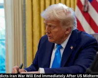 Trump Says Iran War Will End After US Midterms