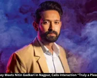 Vikrant Massey Meets Nitin Gadkari in Nagpur
