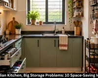 Small Indian Kitchen: 10 Smart Storage Ideas