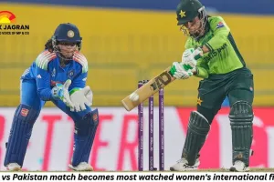 India vs Pakistan clash becomes the most-watched women’s international match, recording 2.84 crore viewers and 187 crore minutes of watch time.