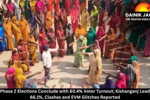 Bihar Phase 2 Elections Conclude with 60.4% Voter Turnout; Kishanganj Leads with 66.1%, Clashes and EVM Glitches Reported