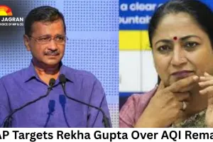 AAP Targets Rekha Gupta Over AQI Remark; Kejriwal Mocks ‘New Science’ Behind Pollution Claim