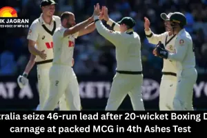 Australia seize 46-run lead after 20-wicket Boxing Day carnage at packed MCG in 4th Ashes Testraft: Add Your Title