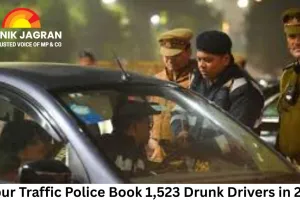 Raipur Traffic Police Book 1,523 Drunk Drivers in 2025; 680 Licences Suspended