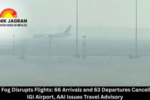 Delhi Fog Disrupts Flights: 66 Arrivals and 63 Departures Cancelled at IGI Airport, AAI Issues Travel Advisory