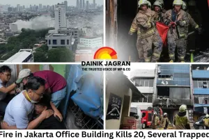 Fire in Jakarta Office Building Kills 20, Several Trapped