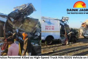 Four Police Personnel Killed as High-Speed Truck Hits BDDS Vehicle on NH-44